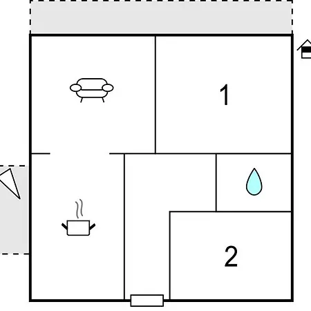 2 Bedroom Gorgeous In *